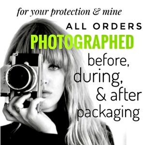 For your protection and mine all orders are photographed and recorded.